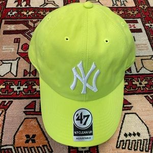 ‘47 Brand NY yellow fluorescent adjustable cap